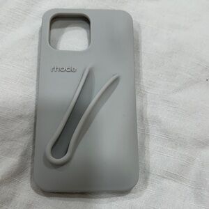 RHODE Light Gray Phone Case with Grip